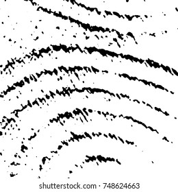 Ink Print Distress Background . Grunge Texture. Abstract Black and white illustration. Vector.