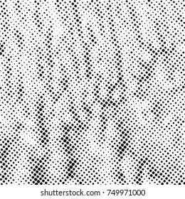 Ink Print Distress Background . Grunge Texture. Abstract Black and white illustration. Vector.