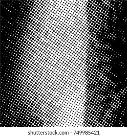 Ink Print Distress Background . Grunge Texture. Abstract Black and white illustration. Vector.