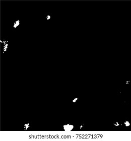 Ink Print Distress Background . Grunge Texture. Abstract Black and white illustration. Vector.
