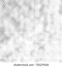 Ink Print Distress Background . Grunge Texture. Abstract Black and white illustration. Vector.