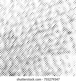 Ink Print Distress Background . Grunge Texture. Abstract Black and white illustration. Vector.