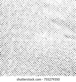 Ink Print Distress Background . Grunge Texture. Abstract Black and white illustration. Vector.