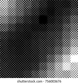 Ink Print Distress Background . Grunge Texture. Abstract Black and white illustration. Vector.