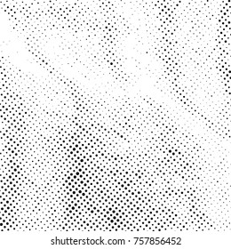 Ink Print Distress Background . Grunge Texture. Abstract Black and white illustration. Vector.