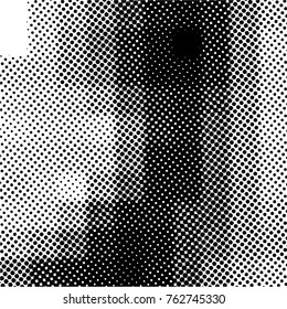 Ink Print Distress Background . Grunge Texture. Abstract Black and white illustration. Vector.