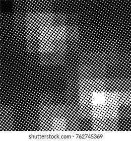 Ink Print Distress Background . Grunge Texture. Abstract Black and white illustration. Vector.