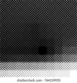 Ink Print Distress Background . Grunge Texture. Abstract Black and white illustration. Vector.