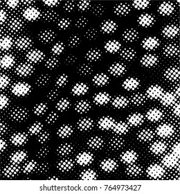 Ink Print Distress Background . Grunge Texture. Abstract Black and white illustration. Vector.