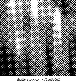 Ink Print Distress Background . Grunge Texture. Abstract Black and white illustration. Vector.