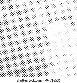 Ink Print Distress Background . Grunge Texture. Abstract Black and white illustration. Vector.