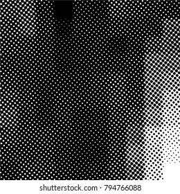 Ink Print Distress Background . Grunge Texture. Abstract Black and white illustration. Vector.