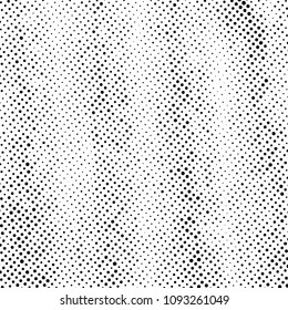 Ink Print Distress Background . Halftone Dots Grunge Texture. Black and white illustration.vector