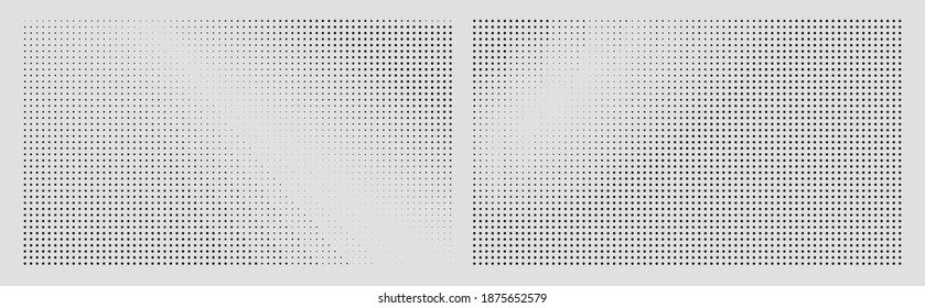 Fondo de la presión de impresión de tinta . Los puntos de semitono borran la textura. Ilustración en blanco y negro.