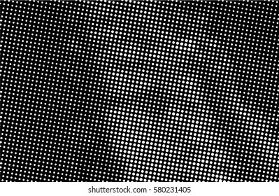  Ink Print Distress Background . Halftone Dots Grunge Texture. Vector. Black and white illustration.