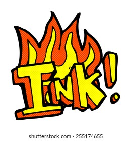 ink retro comic book style cartoon 