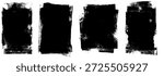 Ink Roller Paint Smudge Background Set