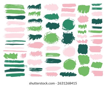 Ink rough brush stroke mega batch. Isolated inkblot streak decorative shapes. Spill blot sale label imprint group. Brush stroke paint stains drawing.