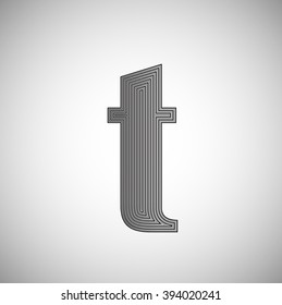 Ink saver character - less ink while printing, vector