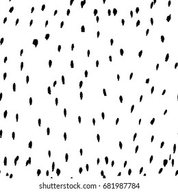 Ink seamless texture. Vector hand drawn grunge illustration