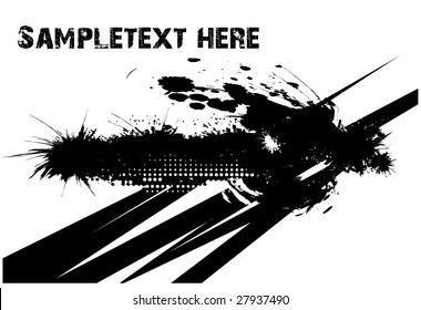 Ink spatter, easy to use design patterns in