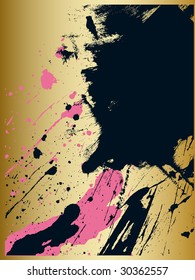 Ink splash