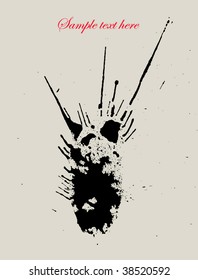  Tintenfisch, glänzender Hintergrund