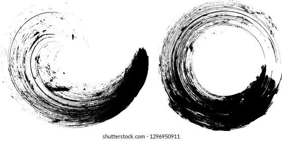 Ink Splash Background . Black Paint Splattered Shape . Grunge texture vector. Distress banner