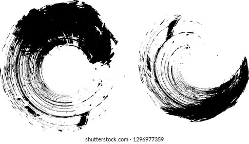 Ink Splash Background . Black Paint Splattered Shape . Grunge texture vector. Distress banner