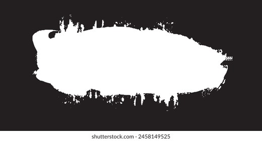 Fondo de tinta . Pintura negra con forma salpicada . Vector de textura grunge. Anuncio de socorro