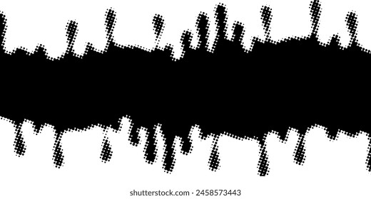Ink Splash Background . Black Paint Splattered Shape . Grunge texture vector. Distress banner