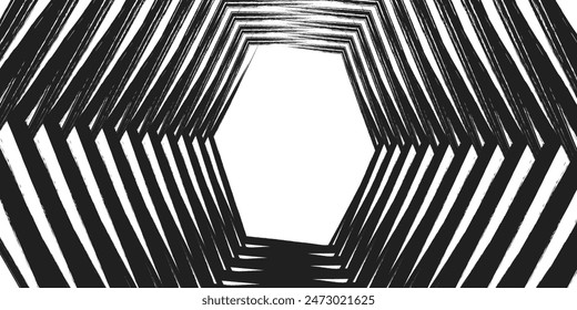 Fondo de tinta . Pintura negra con forma salpicada . Vector de textura grunge. Anuncio de socorro moderno