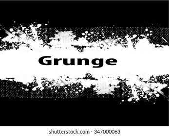 Ink Splash Background . Black Paint Splattered Shape . Grunge Background Texture . Vector Distress Background . Cracked Banner . Distress Texture . Grunge Texture