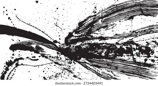 Fondo de salpicadura de tinta. ilustraciones dibujadas a mano.