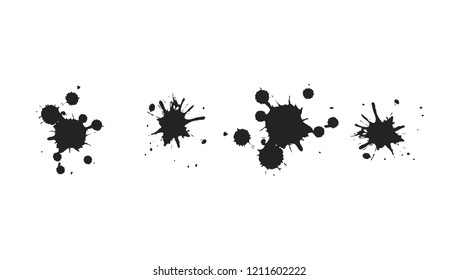 Ink Splash background with paint stains and splatters. Can be used to create surface effect for your design product such as background of various greeting cards for architectural and decorative