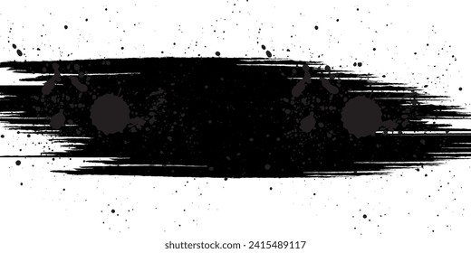 Fondo de salpicadura de tinta. Banner resquebrajado.