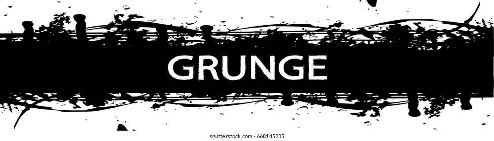 Ink Splash Background.Cracked Banner .