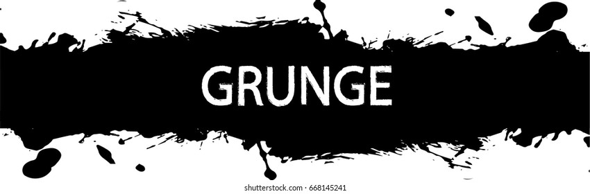 Ink Splash Background.Cracked Banner .