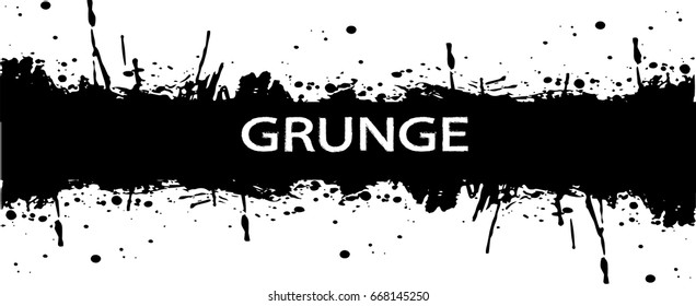 Ink Splash Background.Cracked Banner .
