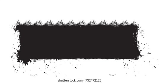 Ink Splash Background.Cracked Banner .