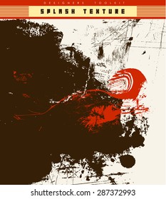 ink splash background-vector texture