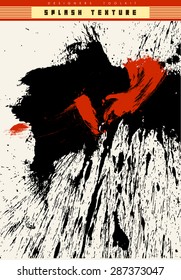 ink splash background-vector texture