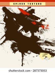 ink splash background-vector texture