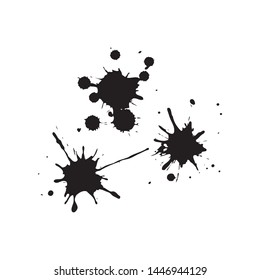 ink splash design vector illustration