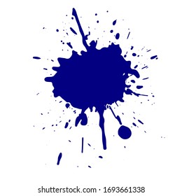 Ink splash. Grunge splatters. Abstract background. Grunge text banners