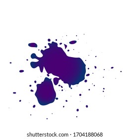 Ink splash. Grunge splatters. Abstract background. Grunge text banners