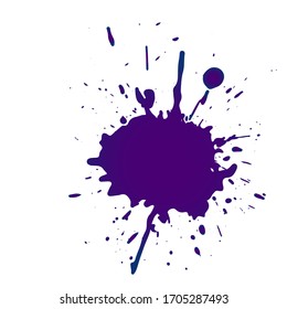 Ink splash. Grunge splatters. Abstract background. Grunge text banners