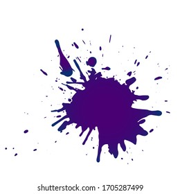 Ink splash. Grunge splatters. Abstract background. Grunge text banners