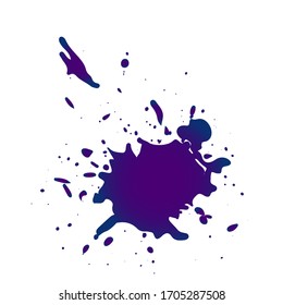 Ink splash. Grunge splatters. Abstract background. Grunge text banners