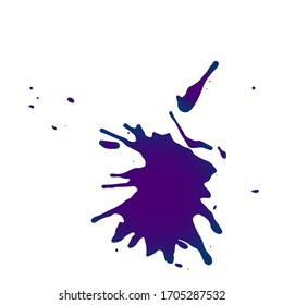 Ink splash. Grunge splatters. Abstract background. Grunge text banners
